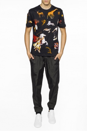 Spodnie z okrągłą naszywką, zdjęcie 2 Spodnie z okrągłą naszywką od Versace Versus